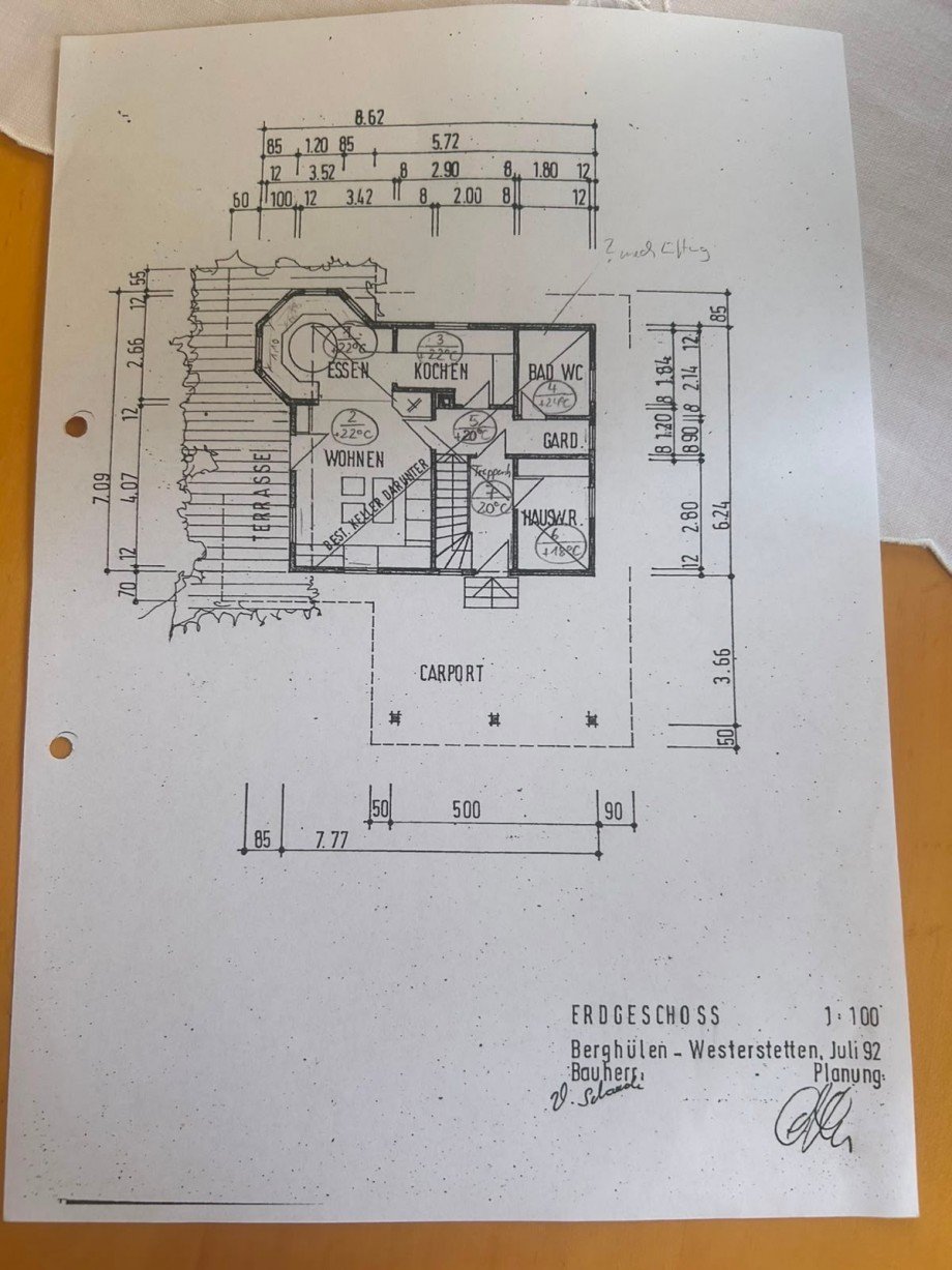 Grundriss Ferienhaus Bergh�len
