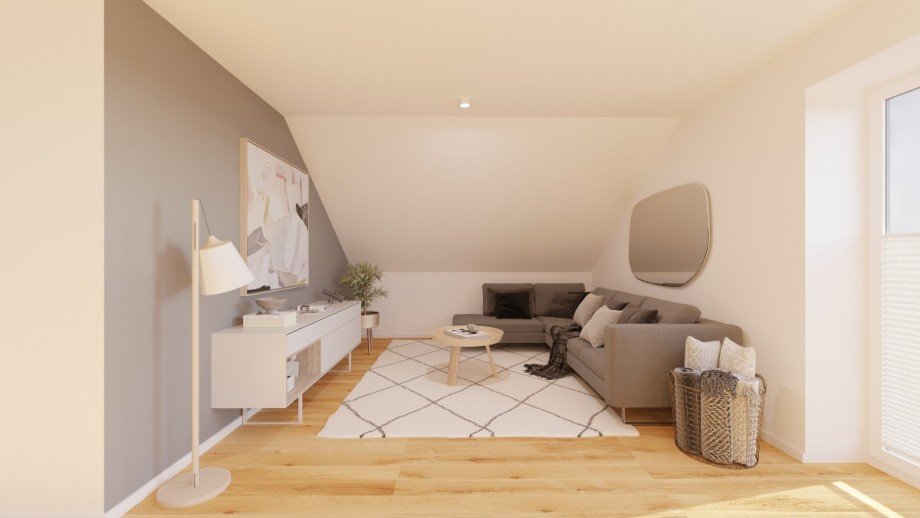 Innenansicht Beispiel Dachgeschosswohnung Neu-Ulm
