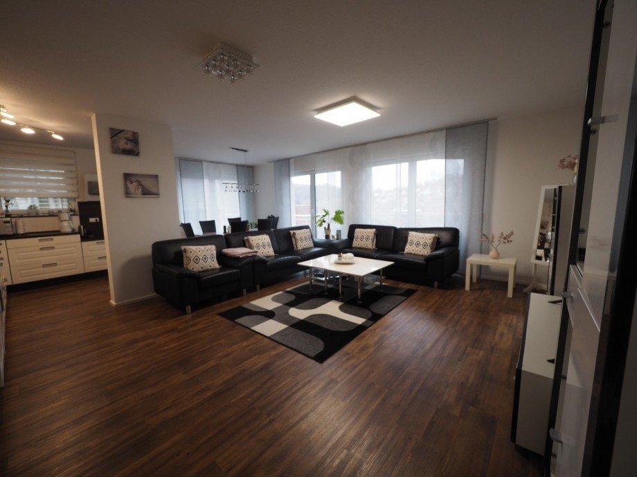 Wohnzimmer Etagenwohnung Blaubeuren