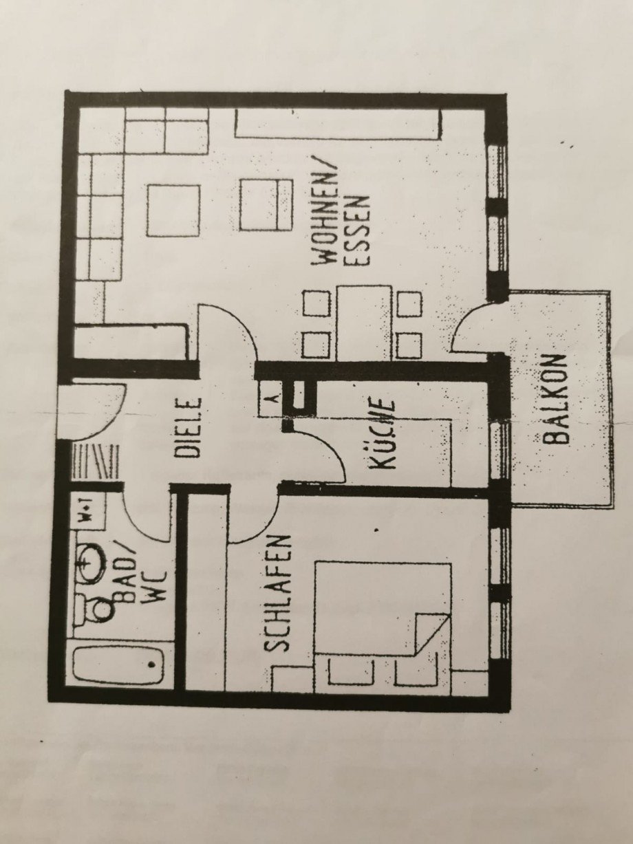 Grundriss Etagenwohnung Bellenberg