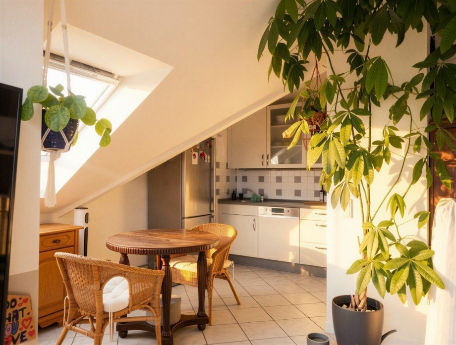 Kochen/Essen Dachgeschosswohnung Neu-Ulm