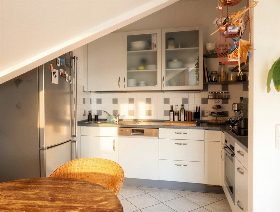 K�che Dachgeschosswohnung Neu-Ulm