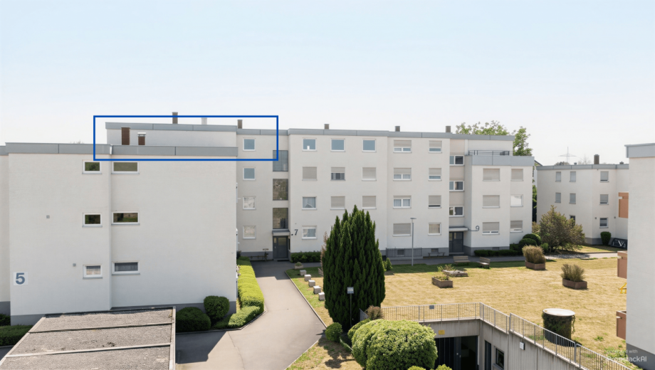 Au�enansicht Dachgeschosswohnung Neu-Ulm