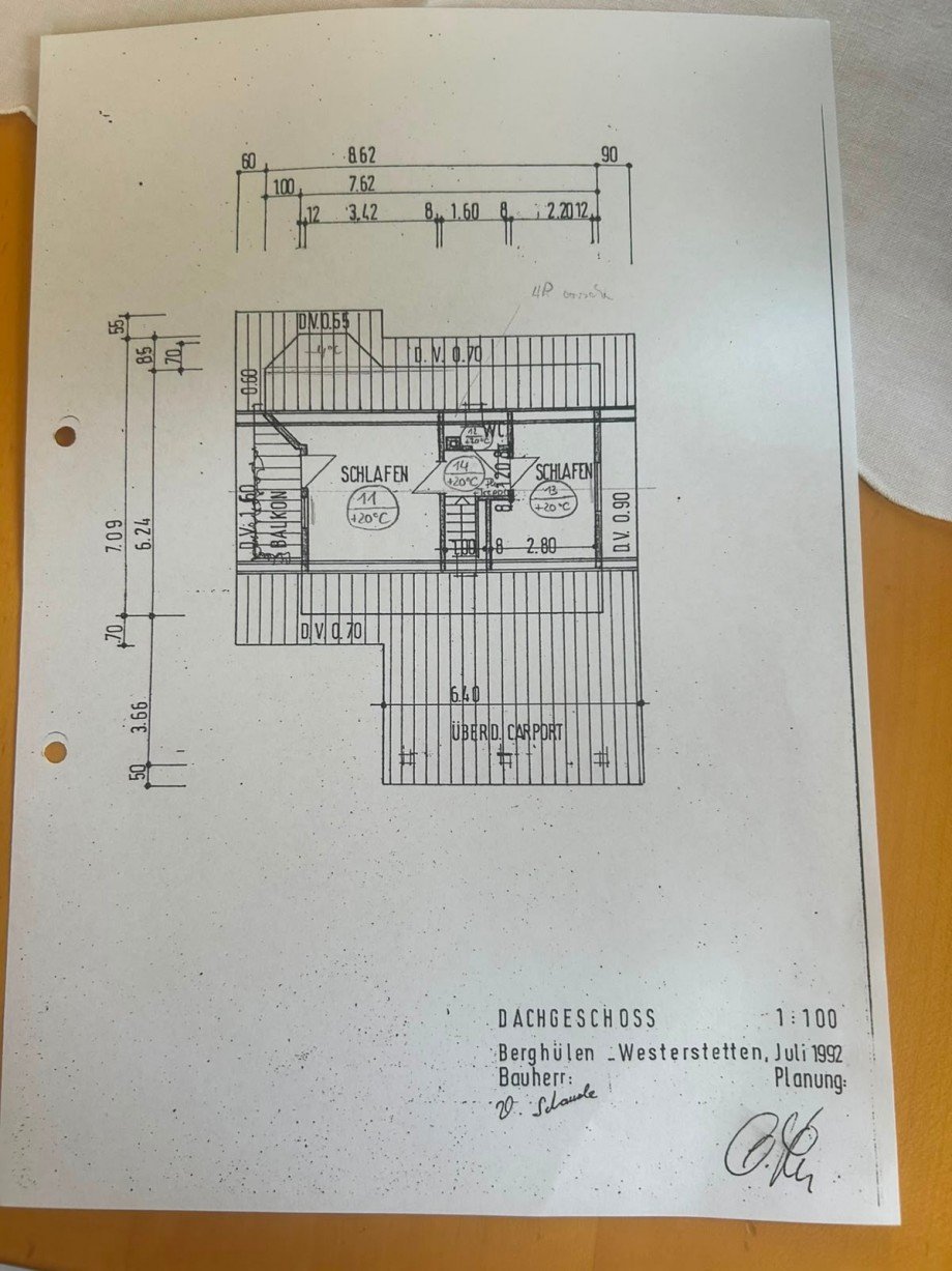 Grundriss Ferienhaus Bergh�len