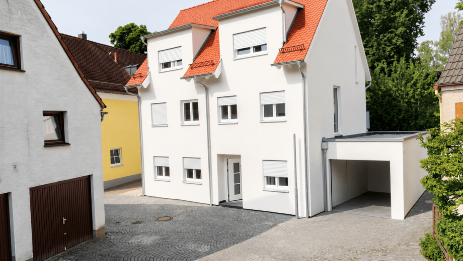 Luftbild Zweifamilienhaus Wei�enhorn