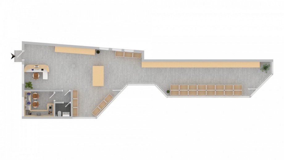 Grundriss B�ro / Praxis Senden