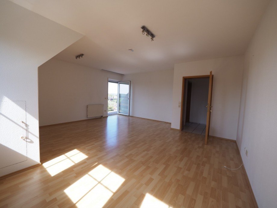 Wohnzimmer Dachgeschosswohnung Finningen