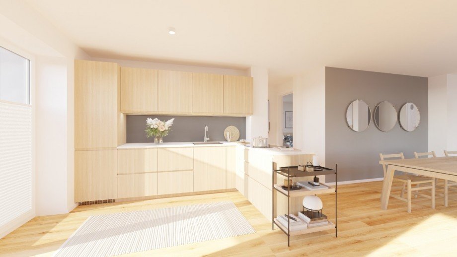 Innenansicht Beispiel Dachgeschosswohnung Neu-Ulm