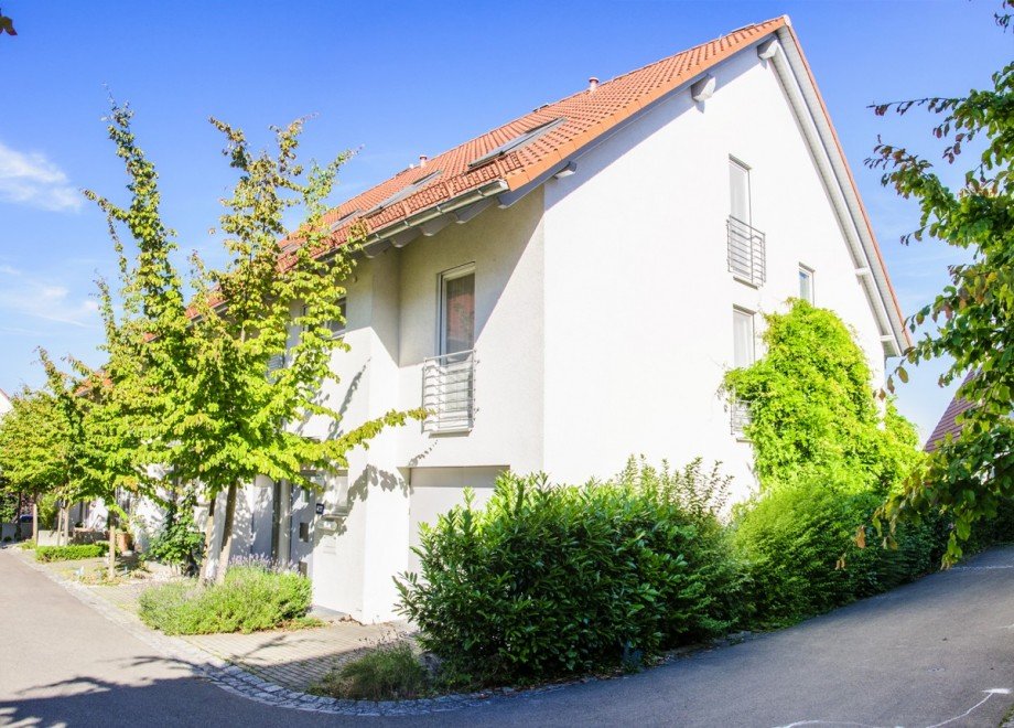 Eckansicht Reihenmittelhaus Ulm