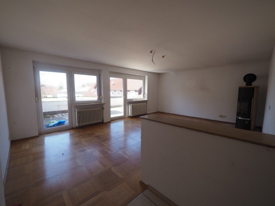Wohnzimmer (2.OG) Mehrfamilienhaus Langenau