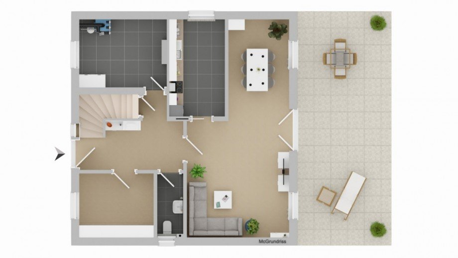 Ergeschoss Einfamilienhaus Senden