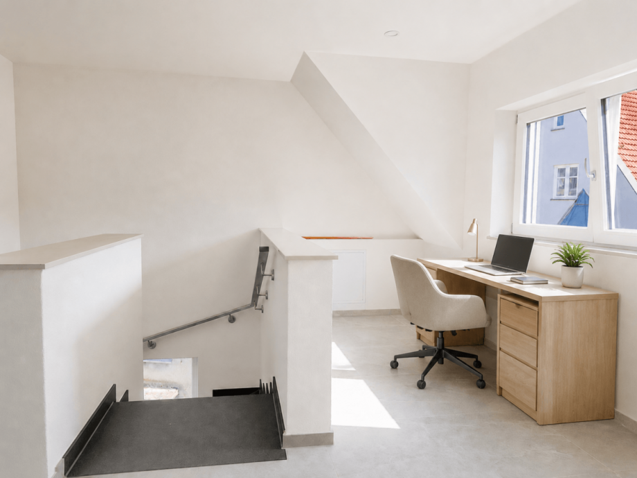Einrichtungsbeispiel Homeoffice Zweifamilienhaus Wei�enhorn