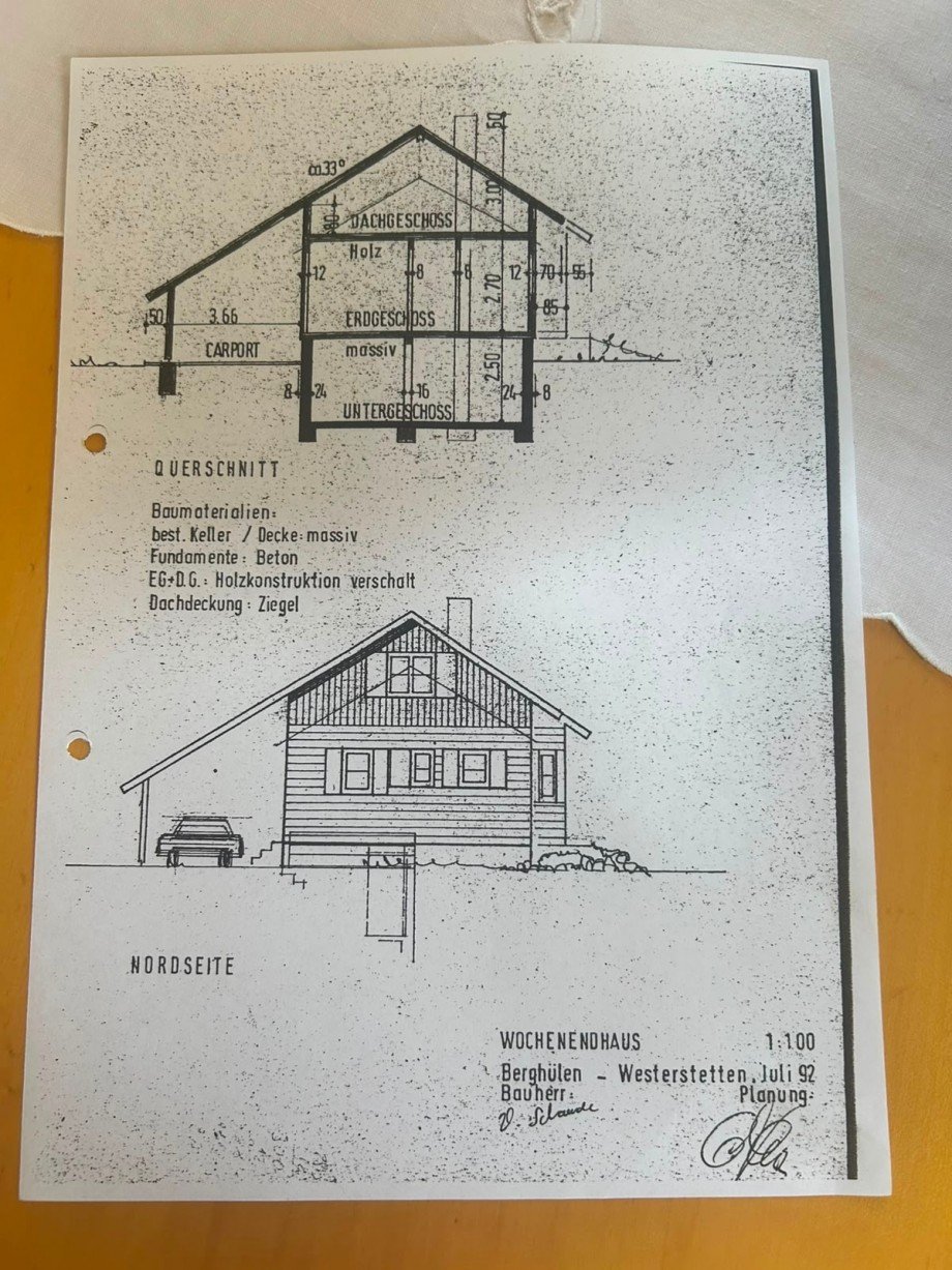 Grundriss Ferienhaus Bergh�len
