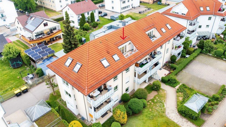 Au�enansicht Senden Dachgeschosswohnung ++4% Netto-Rendite++ Seniorenwohnung in der City von Senden und das ganz oben, uvm...