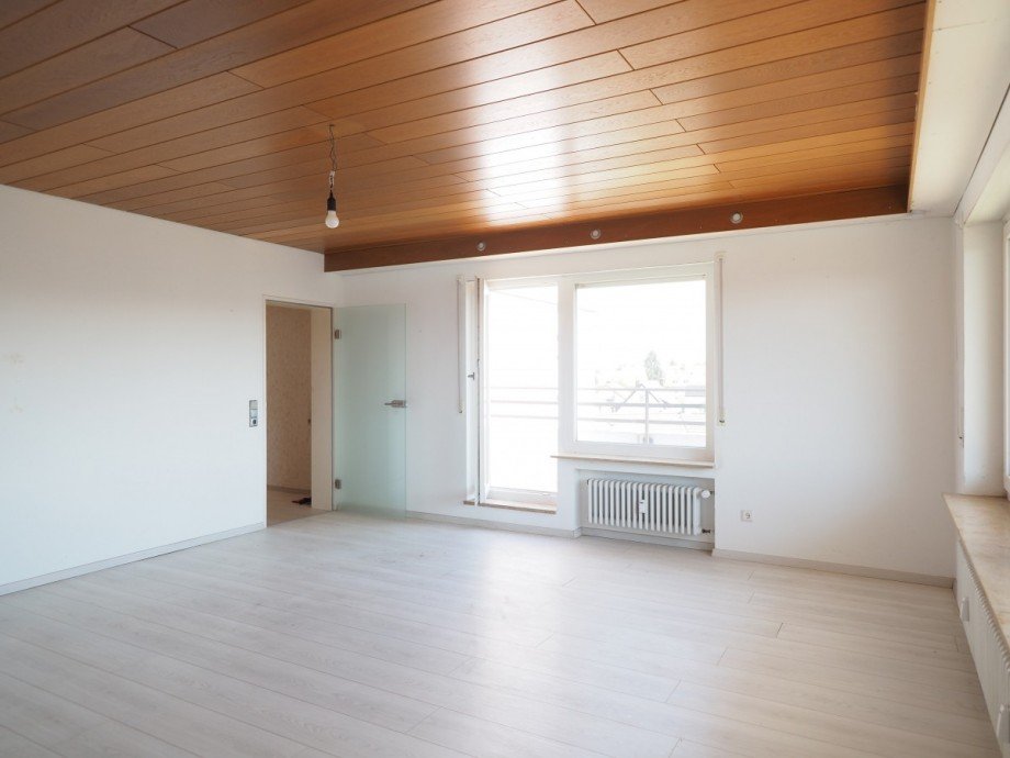 Wohnzimmer Dachgeschosswohnung Neu-Ulm