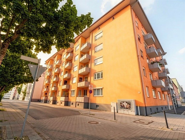 Geb�udeansicht Neu-Ulm Wohnung Stadtleben trifft Wohngef�hl - modernisierte, zeitlose 3-Zi-Wohnung mit Balkon im Herzen von Neu-Ulm