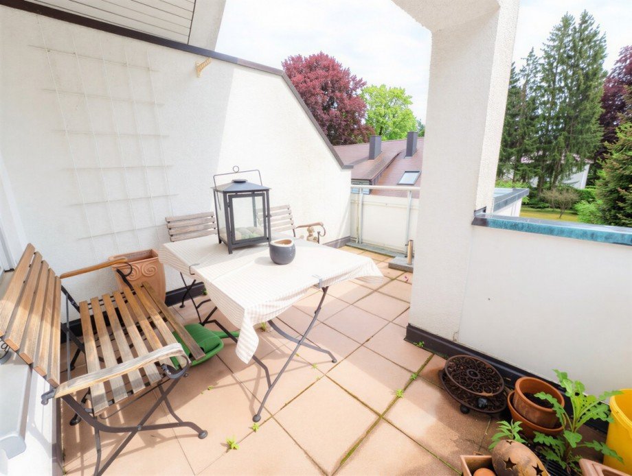Terrasse Dachgeschosswohnung Wei�enhorn
