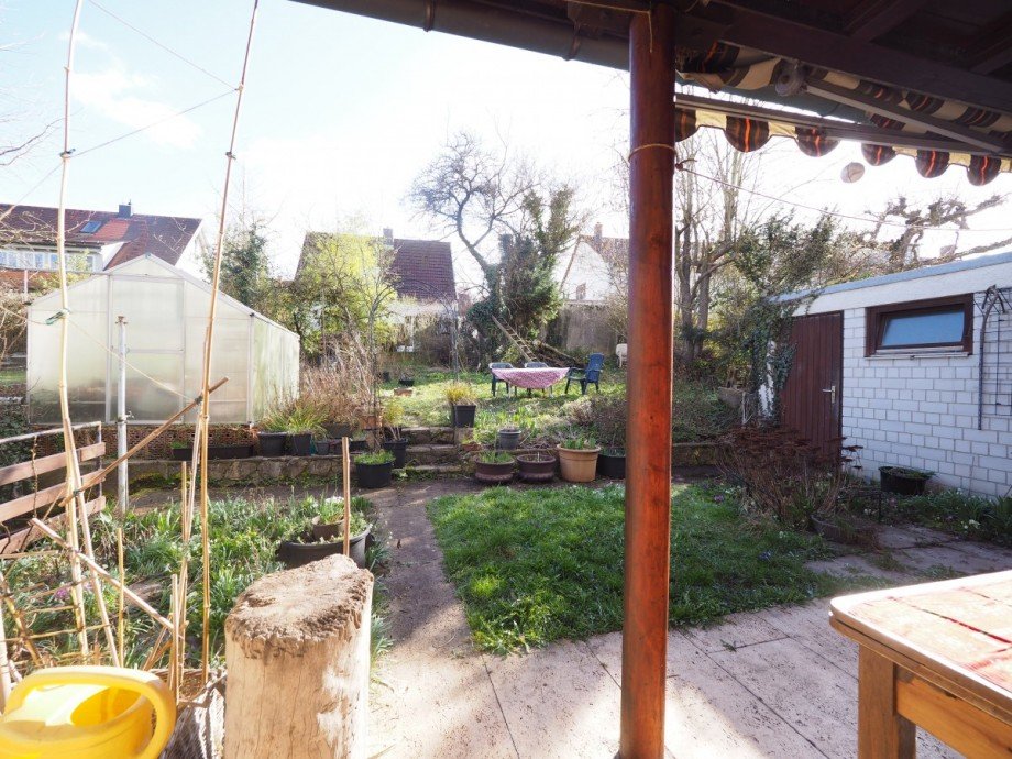Garten Doppelhaush�lfte Ulm