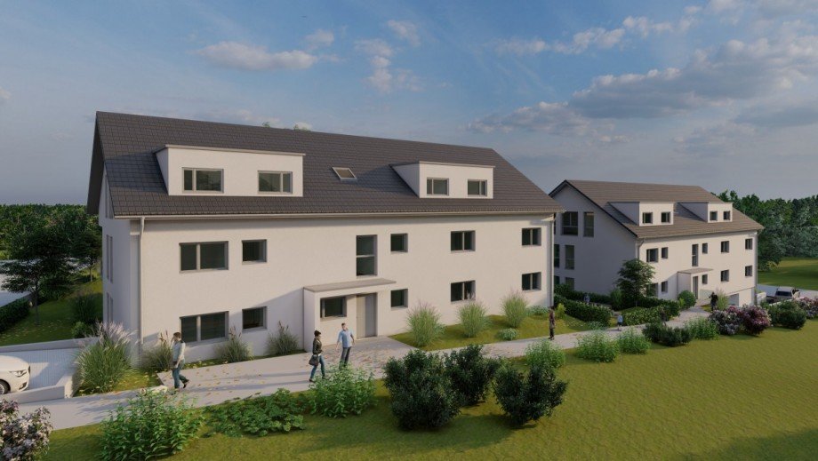 Ansicht Eingangsbereich Haus 2+1 Erdgeschosswohnung Neu-Ulm