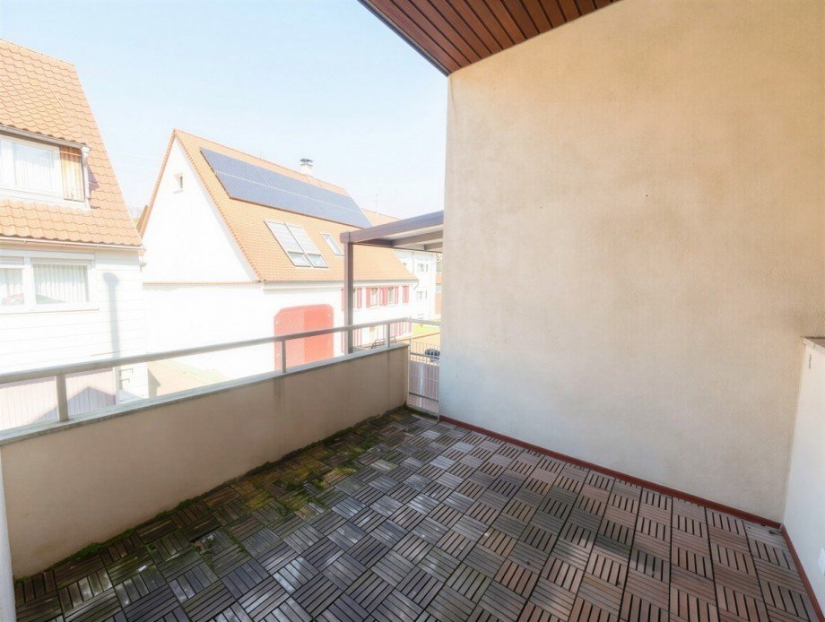 Balkon (1.OG) Mehrfamilienhaus Langenau