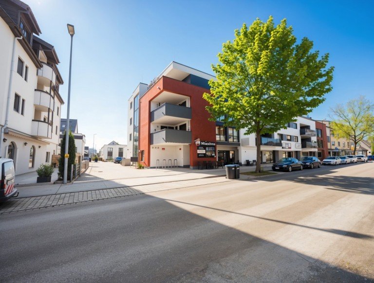 Au�enbild 1 Senden - Senden Wohnung Moderne 2 Zi.-Citywohnung mit Aufzug und �berdachter XXL-Terrasse im Zentrum von Senden