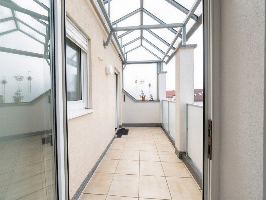 Laubengang zur Wohnung Dachgeschosswohnung Senden