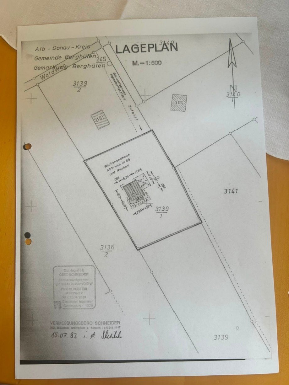 Lageplan Ferienhaus Bergh�len