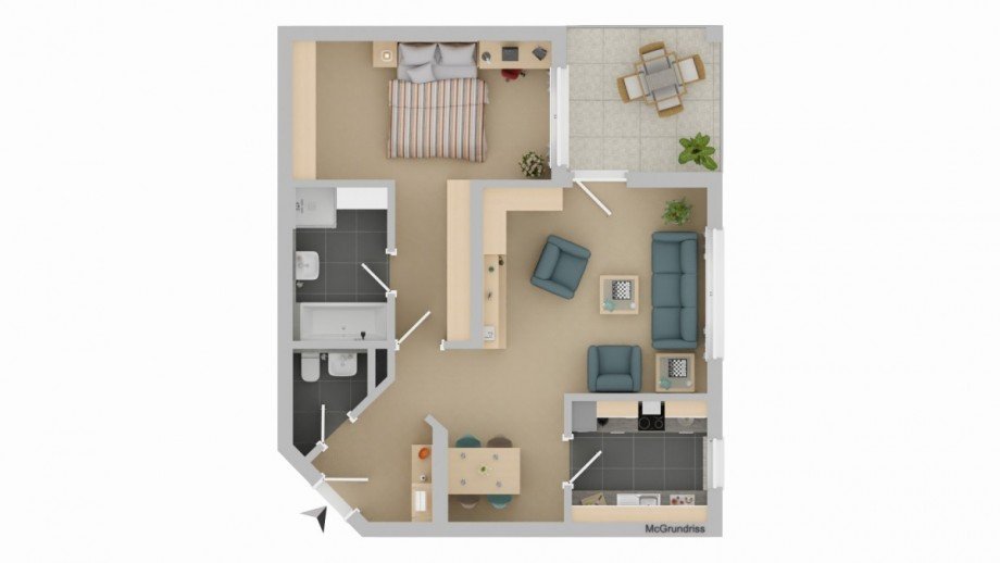Grundriss Etagenwohnung Ehingen (Donau)