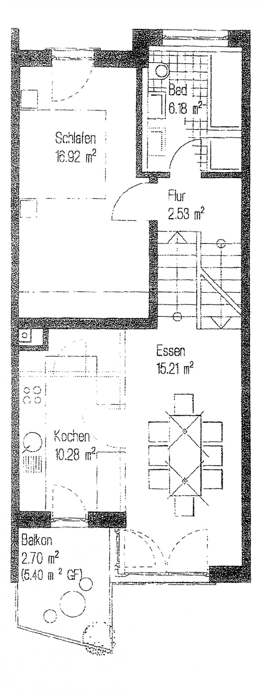 Grundriss OG Reihenmittelhaus Ulm