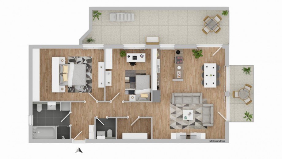 Grundriss Etagenwohnung Blaubeuren